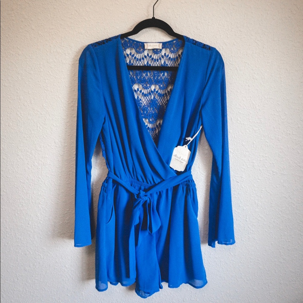 Royal Blue Romper